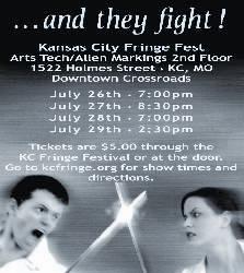 Black and White ad in the Pitch Weekly one week before opening.