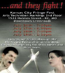 Color ad in Pitch Weekly the week of the show